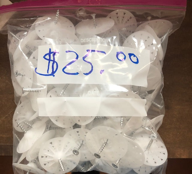 2 INCH FASTENERS ( 100 PIECES )