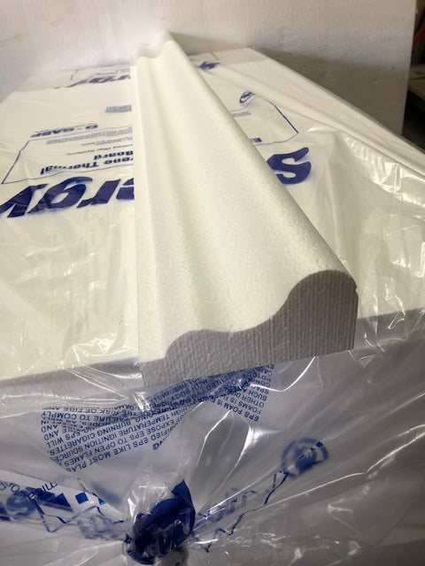 RMC FOAM SHAPE # 13 ( the measurements are 5 x 2 3/4 x 48 inches long )