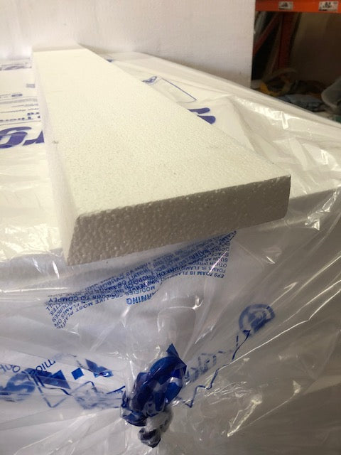 RMC FOAM SHAPE # 16 ( the measurements are 5 x 1 1/2 x 48 inches long )