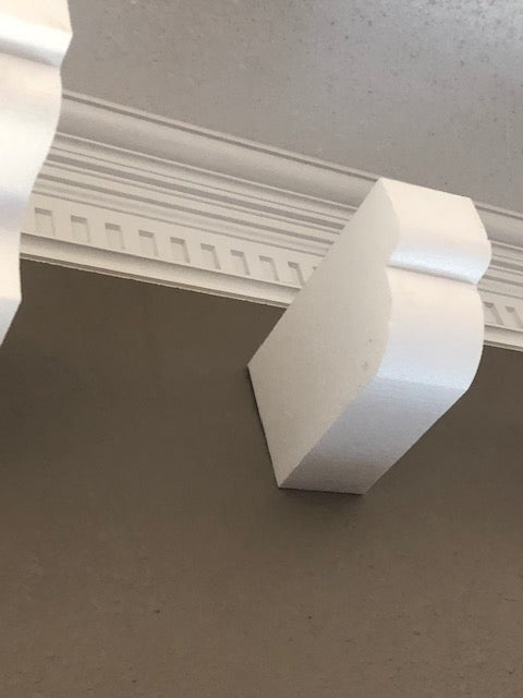 FOAM CORBEL # 7 ( 7 INCHES BY 8 INCHES BY 4 INCHES THICK )