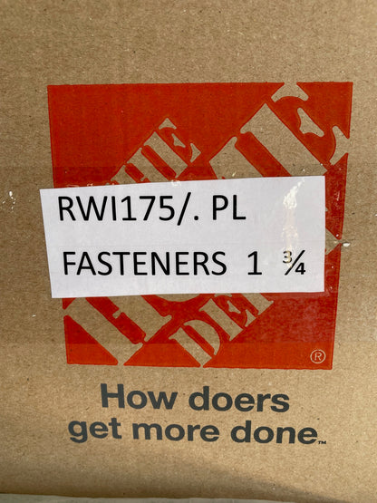 RWI 175/. PL  FASTENERS  1  3/4  FOR PERMALATH