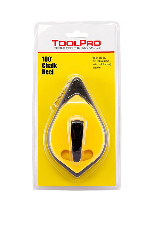 ToolPro 100 ft. Chalk Reel with High Speed Return