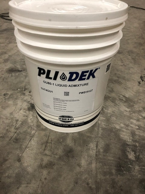 PLI-DEK GU80-1 LIQUID ADMIXTURE 5 GALLON PAIL