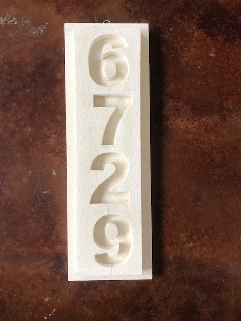 STYROFOAM HOUSE NUMBERS # 38