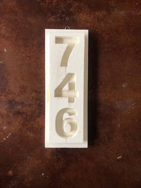 STYROFOAM HOUSE NUMBERS # 39