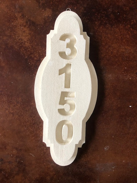 STYROFOAM HOUSE NUMBERS # 42