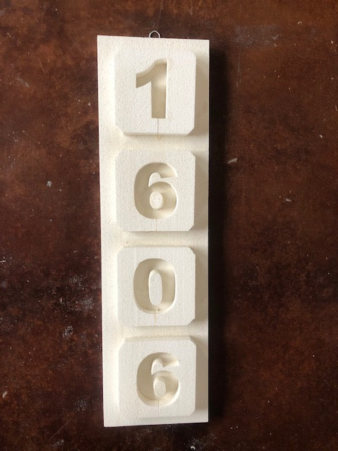 STYROFOAM HOUSE NUMBERS # 45