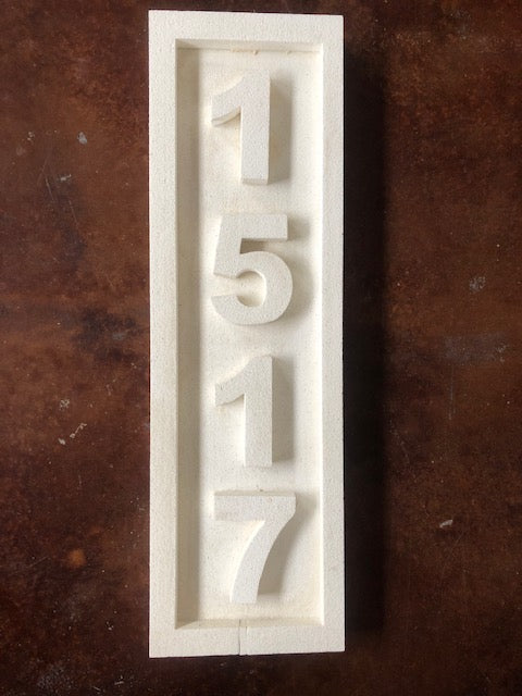 STYROFOAM HOUSE NUMBERS # 46