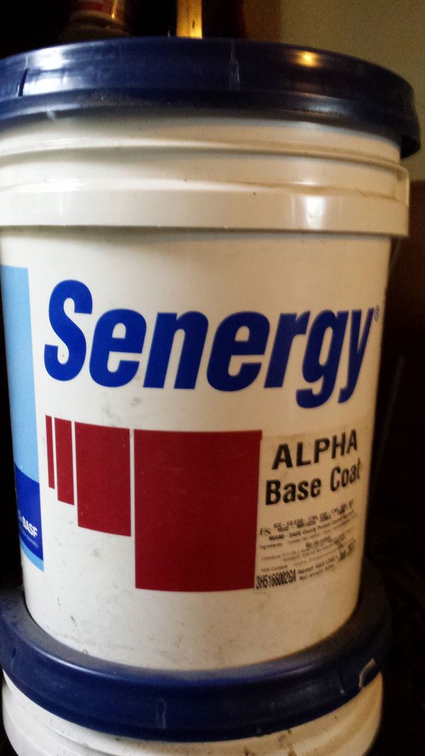 SENERGY ALPHA BASE COAT PAIL ALPHA BASE COAT 27.2 kg per 19-liter pail (60 lbs per 5-gallon pail)