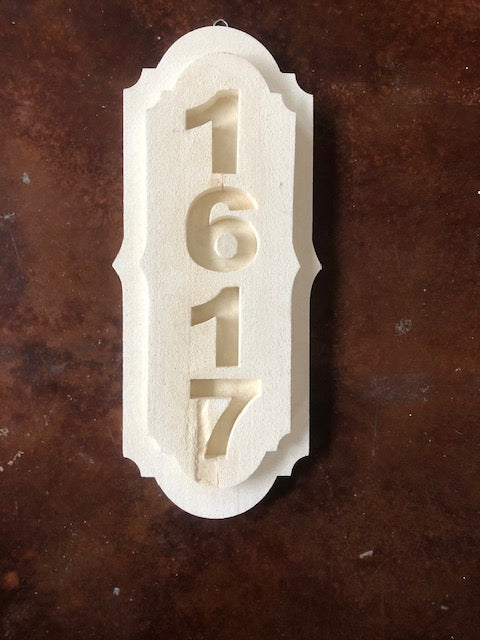 STYROFOAM HOUSE NUMBERS # 41